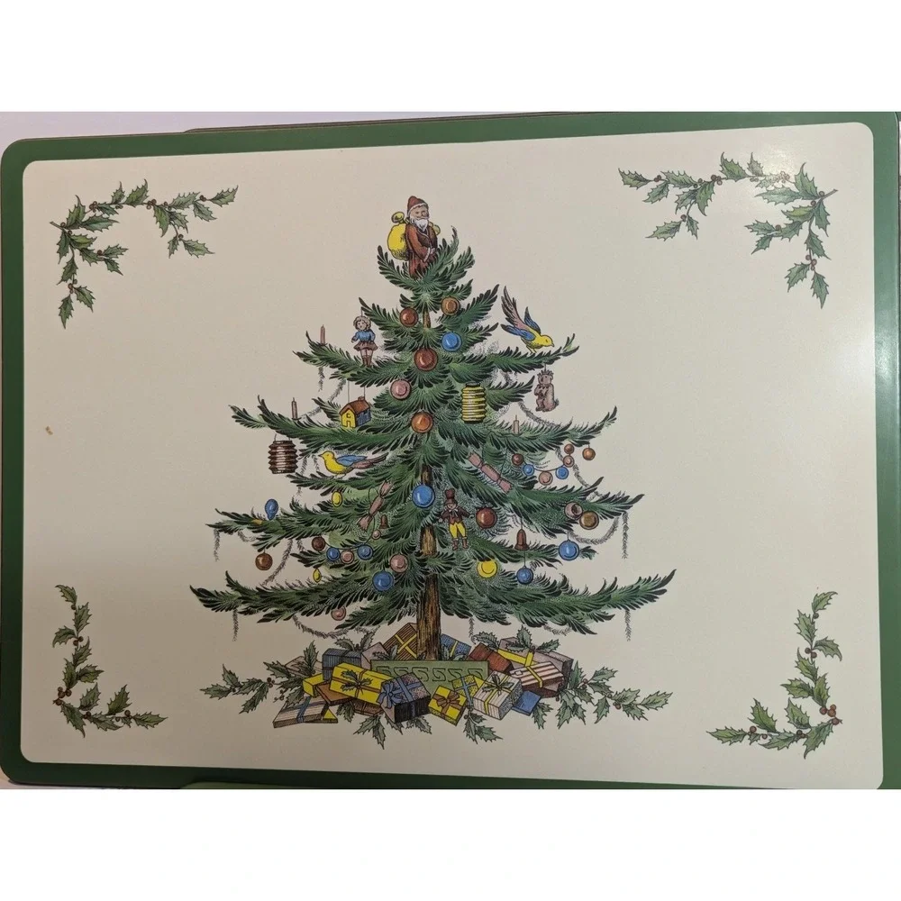 Spode‎ Acrylic Finish Christmas Placemats Set of 4